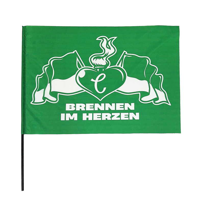Fahne *Brennen im Herzen*