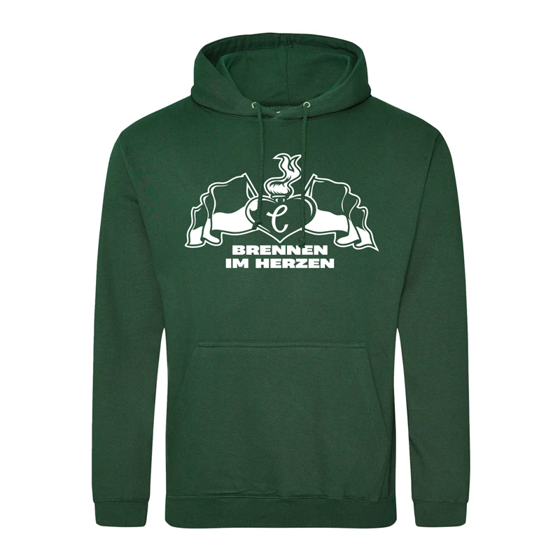Kapuzenpullover *Brennen im Herzen*